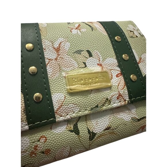 RIO COCOMA Green Floral Wallet NEW without tags - Picture 4 of 8